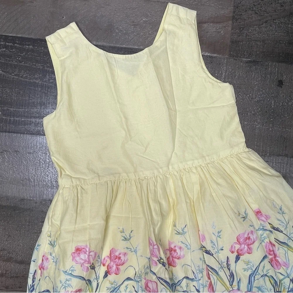 GAP Yellow Floral Sleeveless Dress size 3T